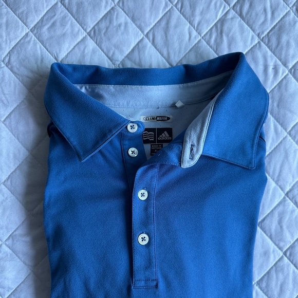 Adidas Climawarm Long Sleeve Polo - Picture 1 of 3